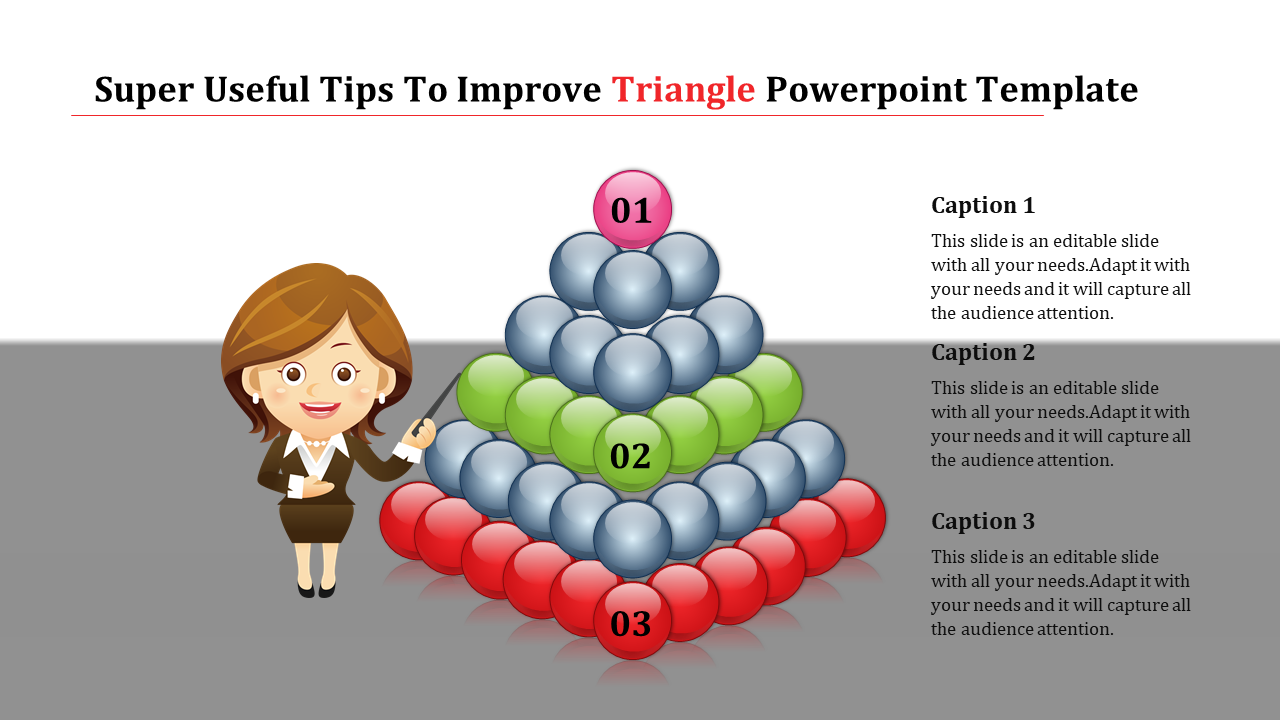 Best Triangle PowerPoint Template and Google slides